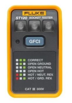 Fluke ST120 GFCI Socket Tester
