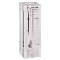 Variable area flow meter model C
